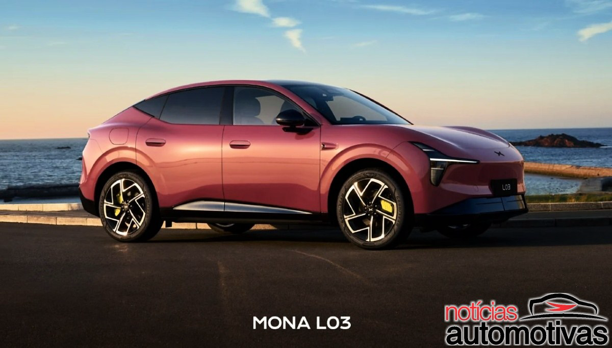 Depois de transformar o Mona M03 em fenômeno na China, a Xpeng revela o crossover fastback L03 com versões BEV e EREV e até 650 km de autonomia
