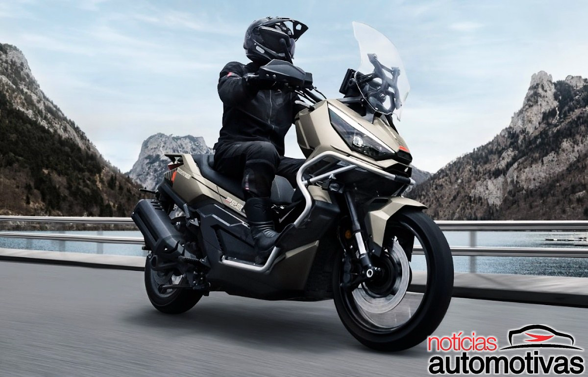 No nicho que a Honda abriu, a Zontes lança no Brasil a scooter aventureira 368G com ABS e TCS desligáveis atrás, rodas raiadas e câmeras 1800p de fábrica
