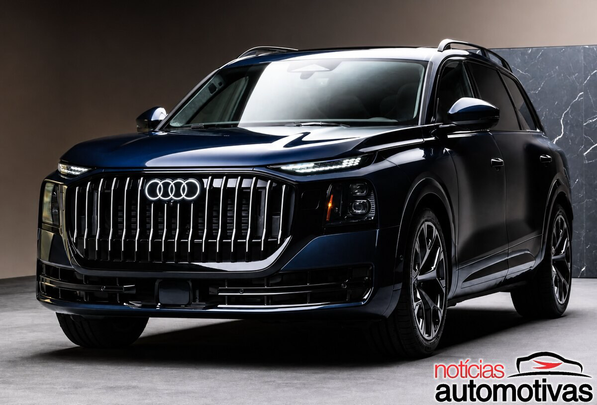 Audi eleva o Q9 2027 ao topo dos SUVs de luxo com sete lugares e enfrenta BMW X7 e Mercedes-Benz GLS com portas elétricas