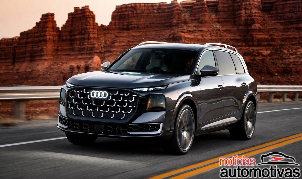 A Audi estreia nos EUA seu maior SUV esportivo com sete lugares, tração quattro e rodas de 23 polegadas — por nada menos que US$ 118 mil