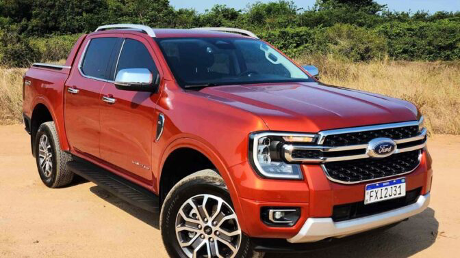 Avaliacao Ford Ranger Limited V6 Laranja 2