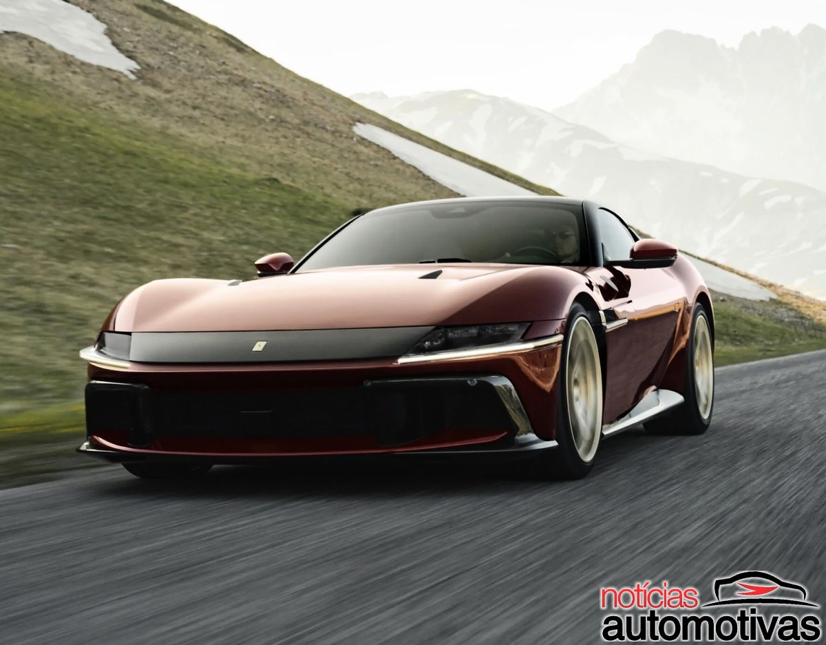 Ferrari recoloca grelha no câmbio e três pedais na 12Cilindri após 10 anos, no fim a alavanca só envia comandos digitais ao câmbio DCT