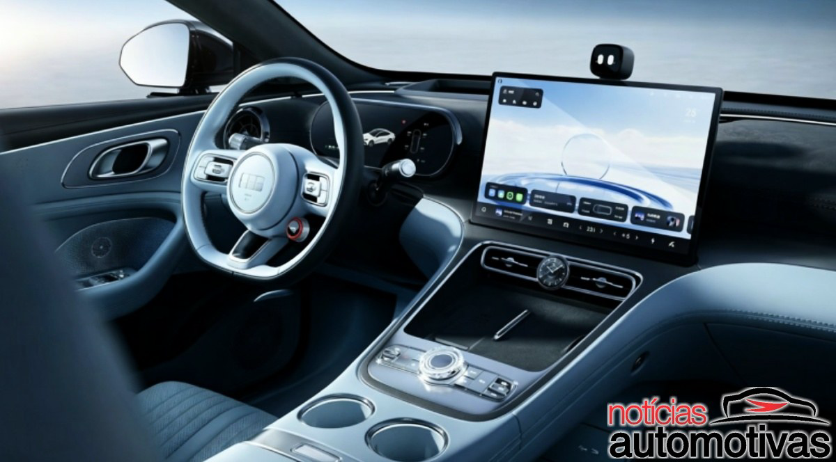 A Geely revela o Galaxy TT com perfil fastback e cabine com Flyme Auto de segunda geração; tem opção com tração integral e 578 cv