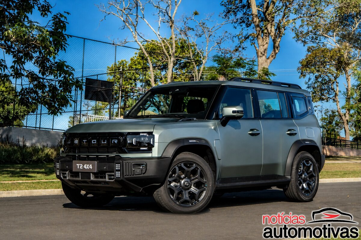 Jetour T2 XWD estreia no Brasil com tração 4×4, 597 cv e 1.300 km, enquanto preço de R$ 339.900 só vale para o primeiro lote
