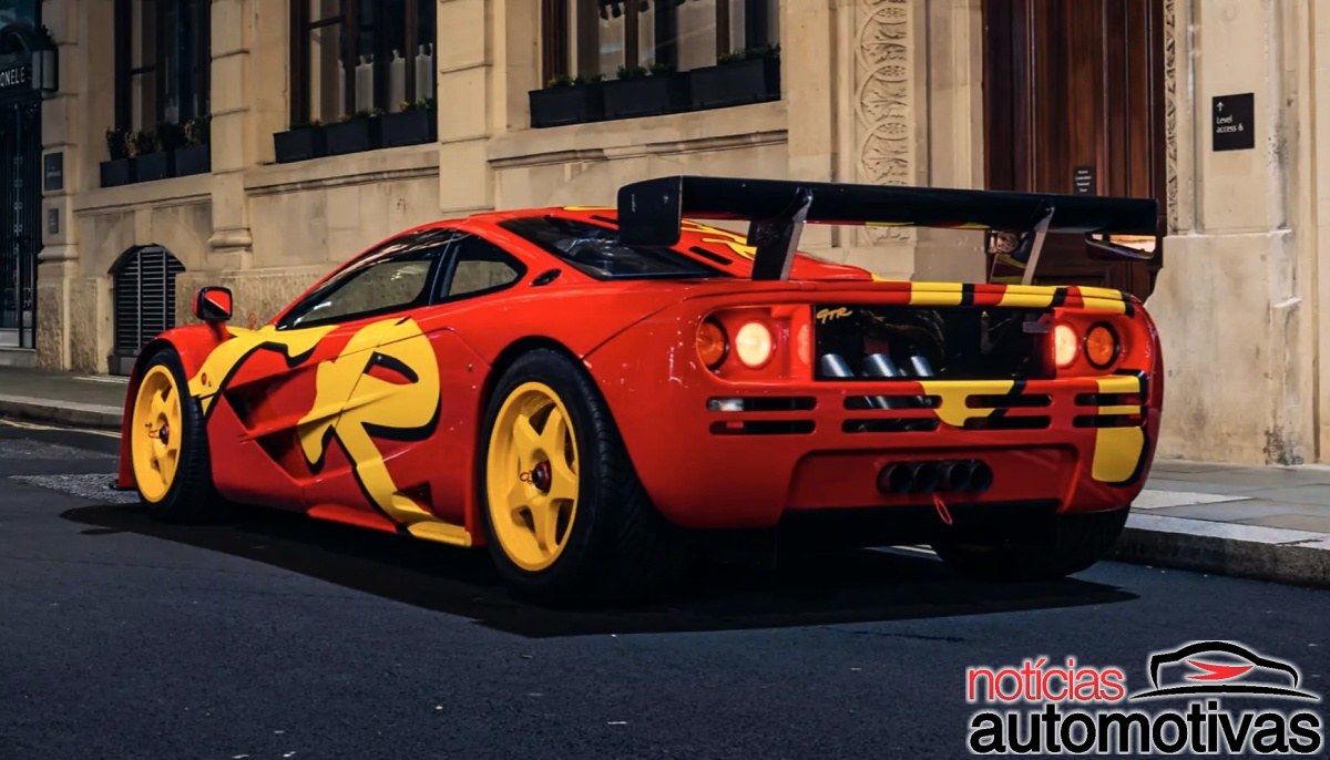 Mclaren F1 Gtr Vermelha 1996 2