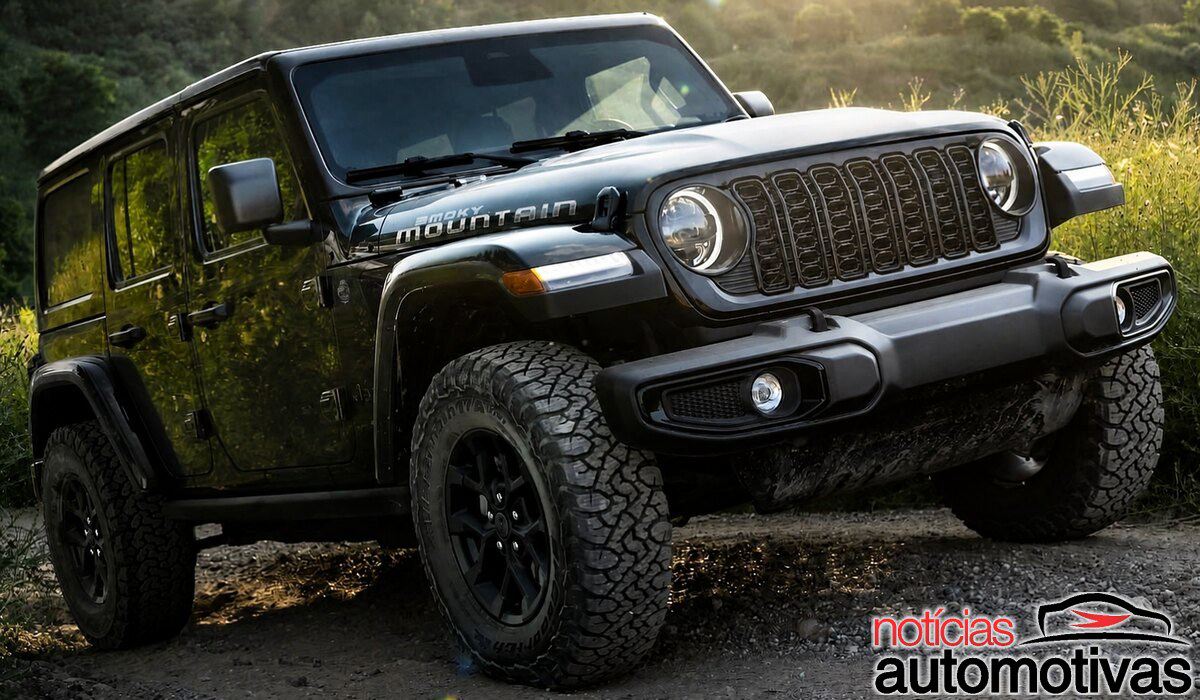 Jeep apresenta nos EUA o Wrangler Smoky Mountain 2027, edição baseada no Willys com pneus de até 35 polegadas disponíveis