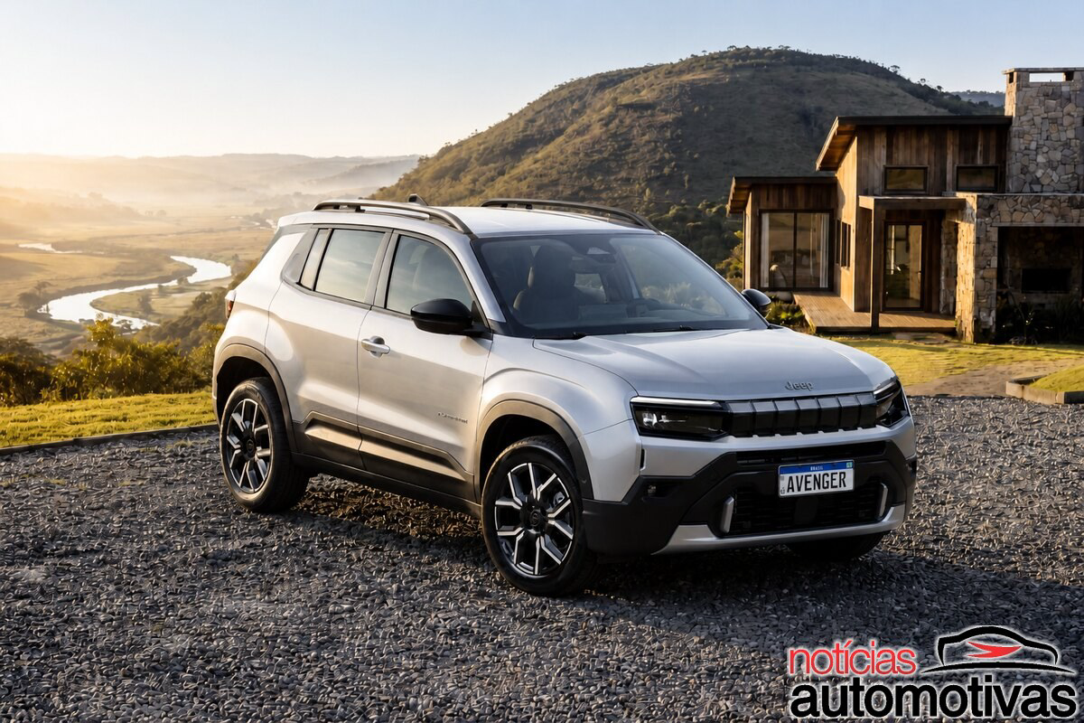 Jeep Avenger estreia no Brasil como nova porta de entrada da marca, aposta em sistema híbrido-leve e chega em três versões