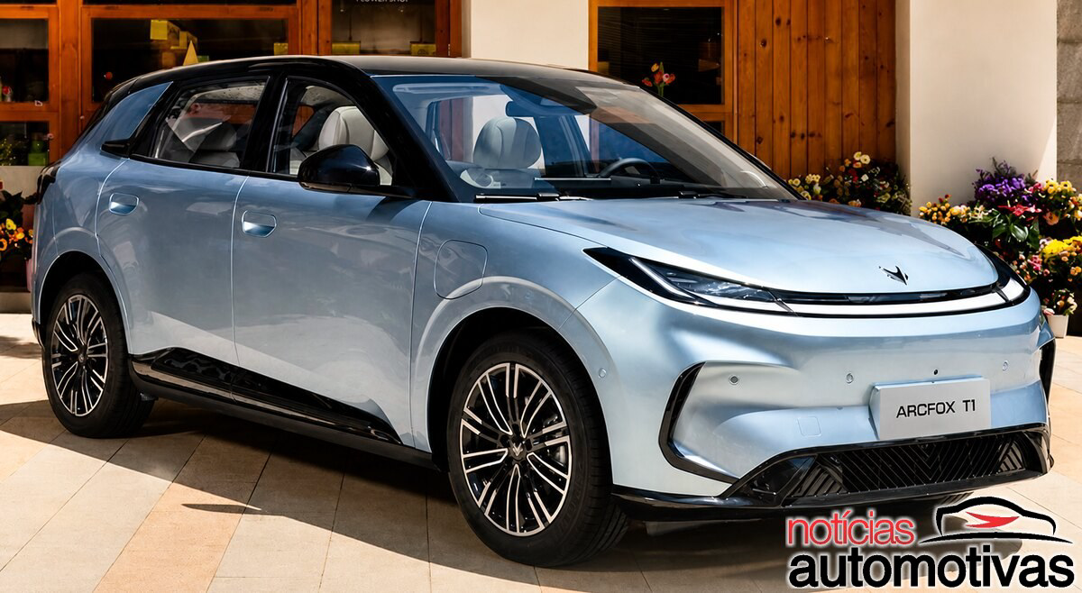 Com produção brasileira prevista em parceria ainda não revelada, BAIC estreia com Arcfox T1 e T5 em breve