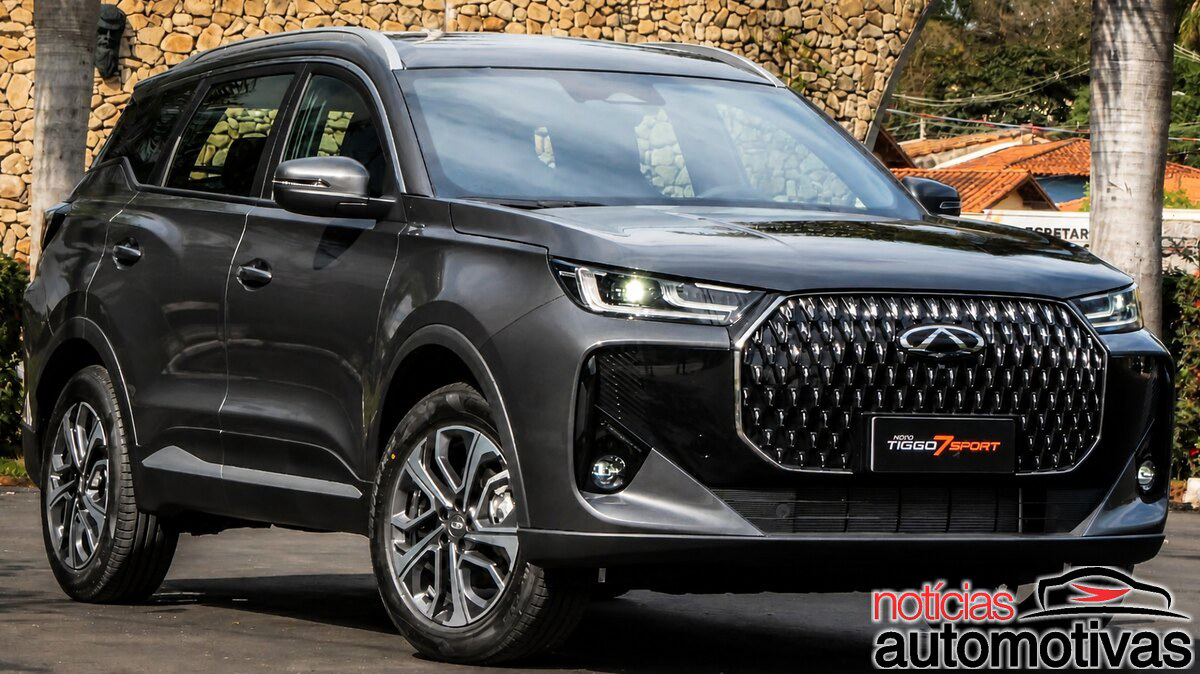 Novo Caoa Chery Tiggo 7 estreia com visual revisto e duas versões; SUV ganha airbag central de série a partir de R$ 139.990