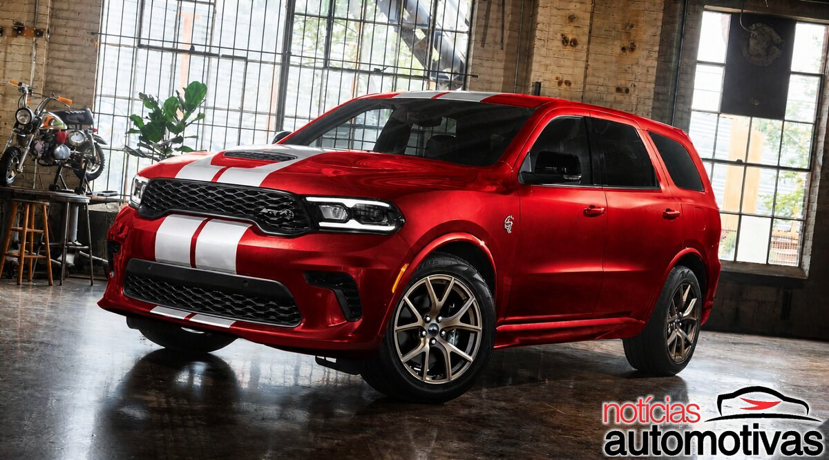 Dodge leva ao Durango 2027 uma exclusividade do novo Charger e cobra US$ 595 pelo vermelho vivo Redeye nos EUA