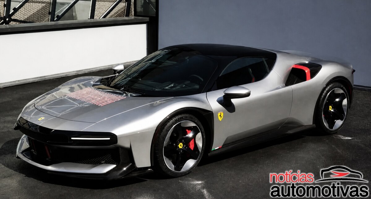 Ferrari cria berlinetta única para cliente norte-americano e troca o visual conhecido do SF90 por grade larga, faróis ocultos e traseira encurtada