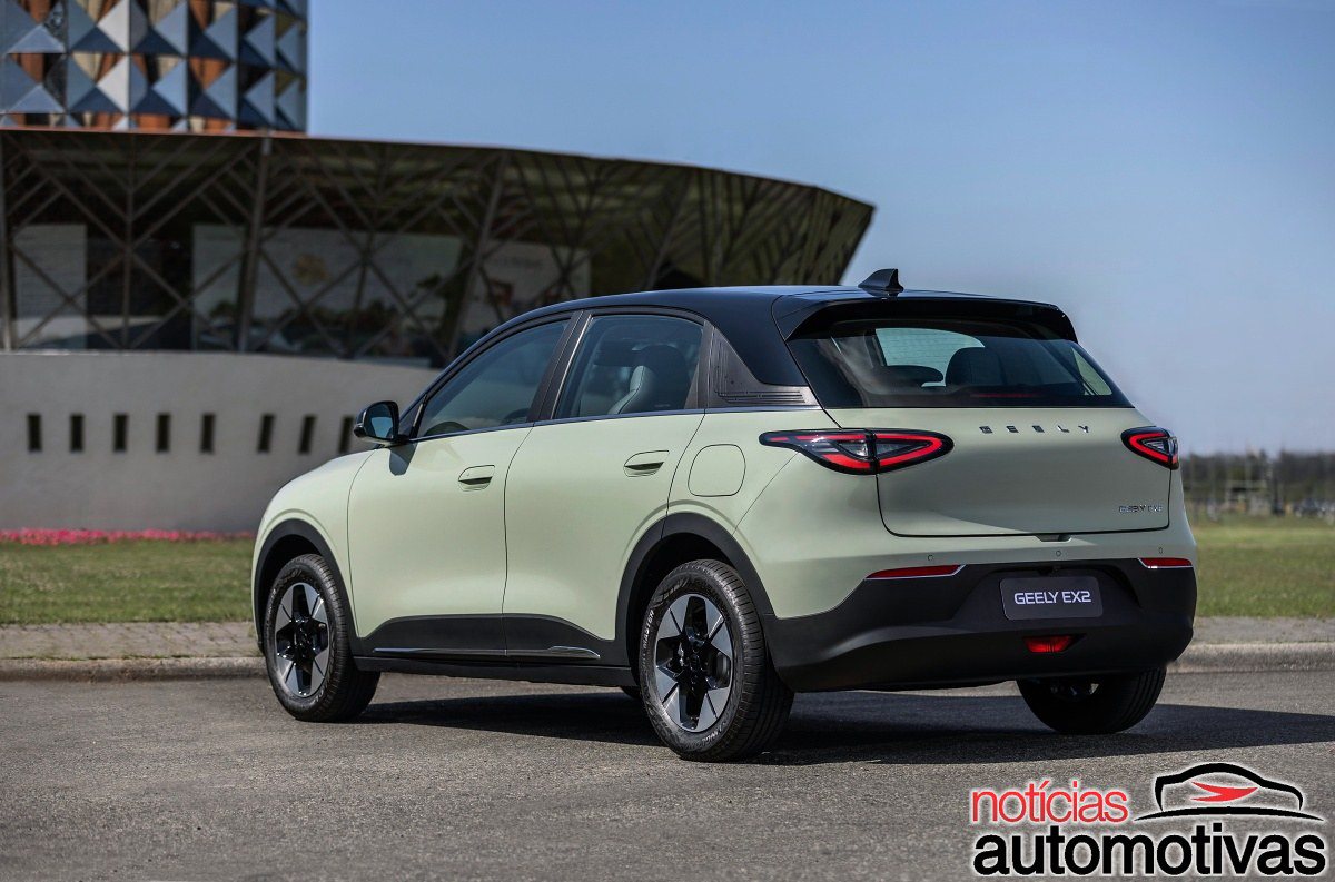 Geely Ex2 Verde Fotos Oficiais 3