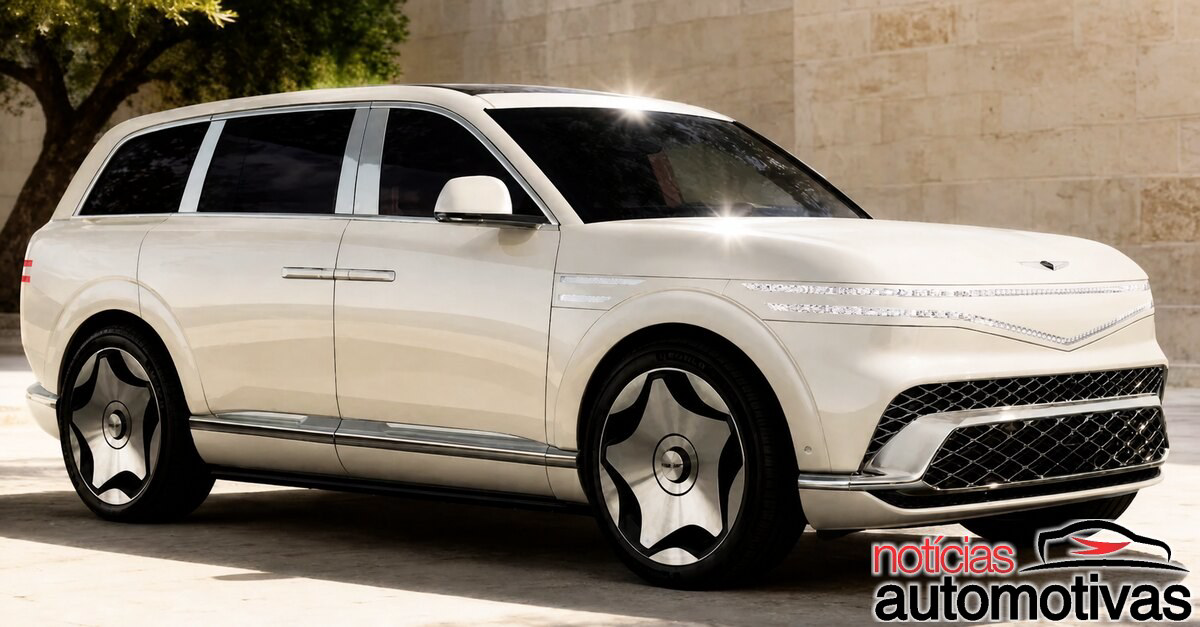 Com 5,29 metros e cabine para quatro, Genesis GV90 leva soluções de Rolls-Royce a um SUV elétrico que pode chegar a US$ 120 mil