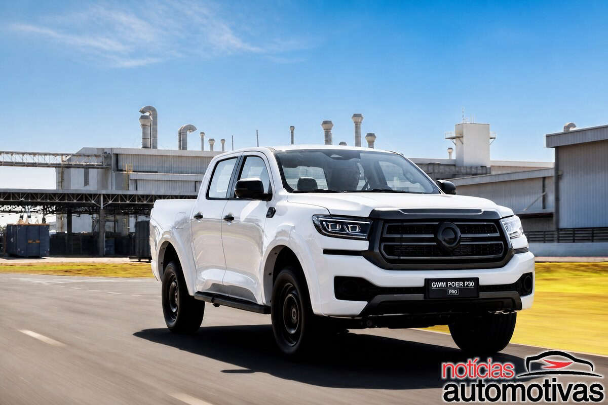Linha 2027 da GWM Poer P30 ganha versão Pro com motor 2.4 turbodiesel, câmbio de nove marchas e preço de R$ 205 mil