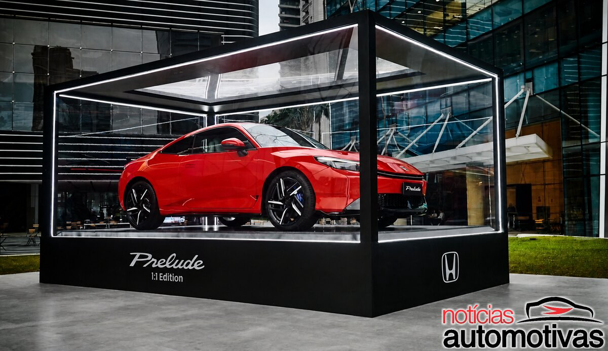Novo Honda Prelude antecipa chegada ao Brasil em exposição nas ruas de São Paulo e dará chance de guiá-lo em Interlagos