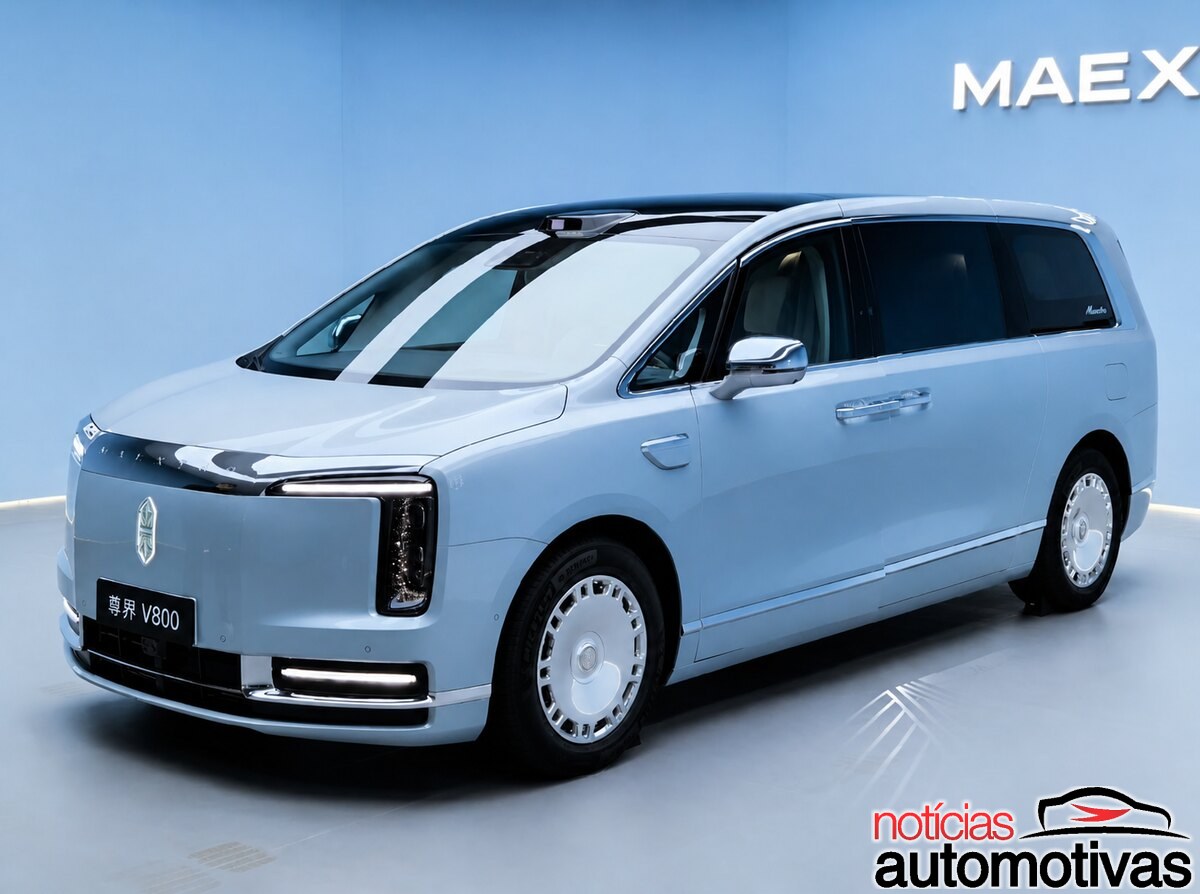 Com cabine de couro e tela de 41,6 polegadas, Maextro V800 roda até 1.335 km e serve café, chá e bebidas geladas