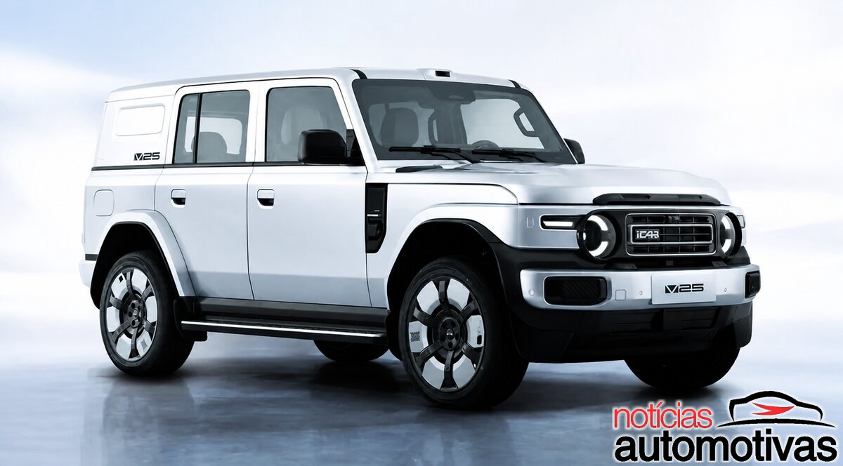 Novo SUV da Chery mira o Brasil com visual de Toyota Land Cruiser e Land Rover Defender e consumo declarado de 65,8 km/l