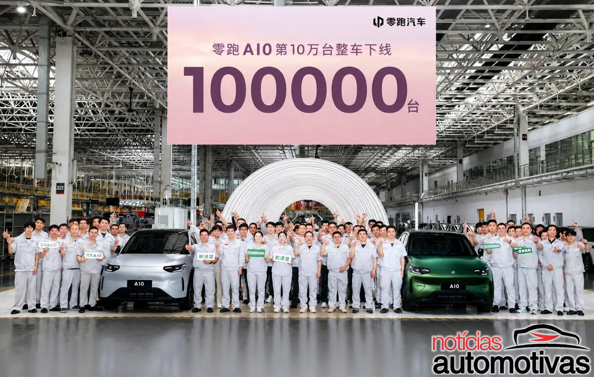 Antes de chegar ao Brasil, SUV elétrico da Leapmotor acelera produção na China e alcança 100 mil unidades em apenas 135 dias