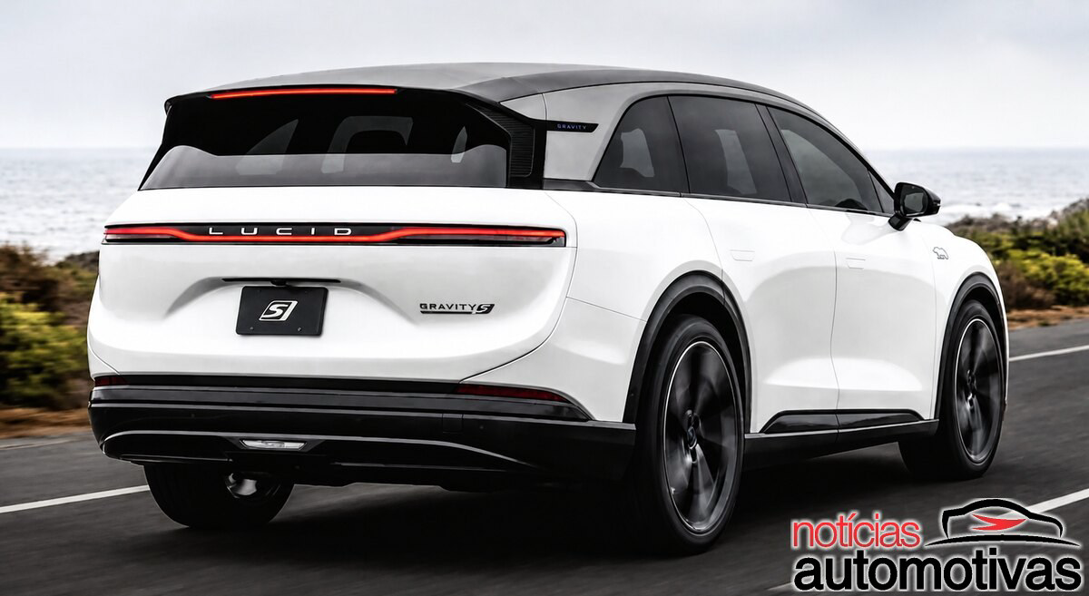 Lucid transforma o Gravity em SUV de 1.085 cv para até sete pessoas e deixa o Cadillac Escalade-V mais de um segundo atrás