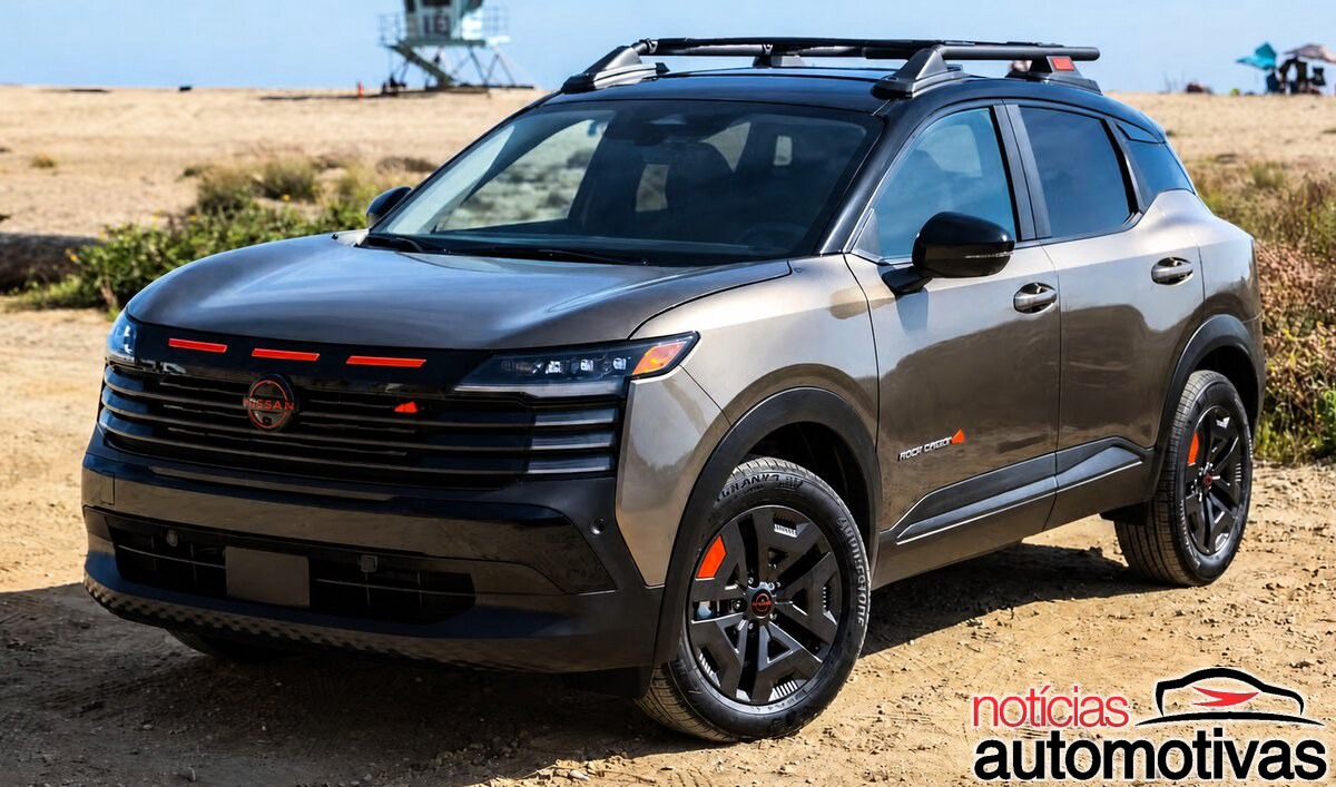 Nissan transforma o Kicks 2027 em Rock Creek com tração integral, só que pneus e altura livre limitam a vocação aventureira