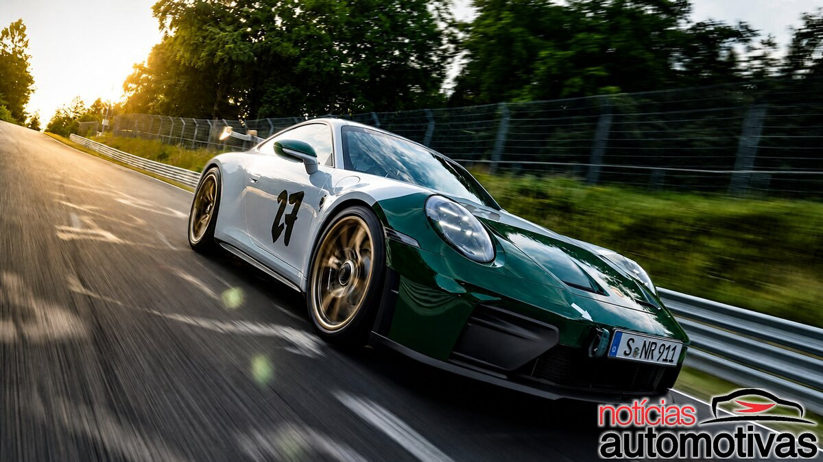 Porsche prepara 911 GT3 para celebrar os 100 anos de Nürburgring com suspensão, freios e pacote aerodinâmico da Manthey