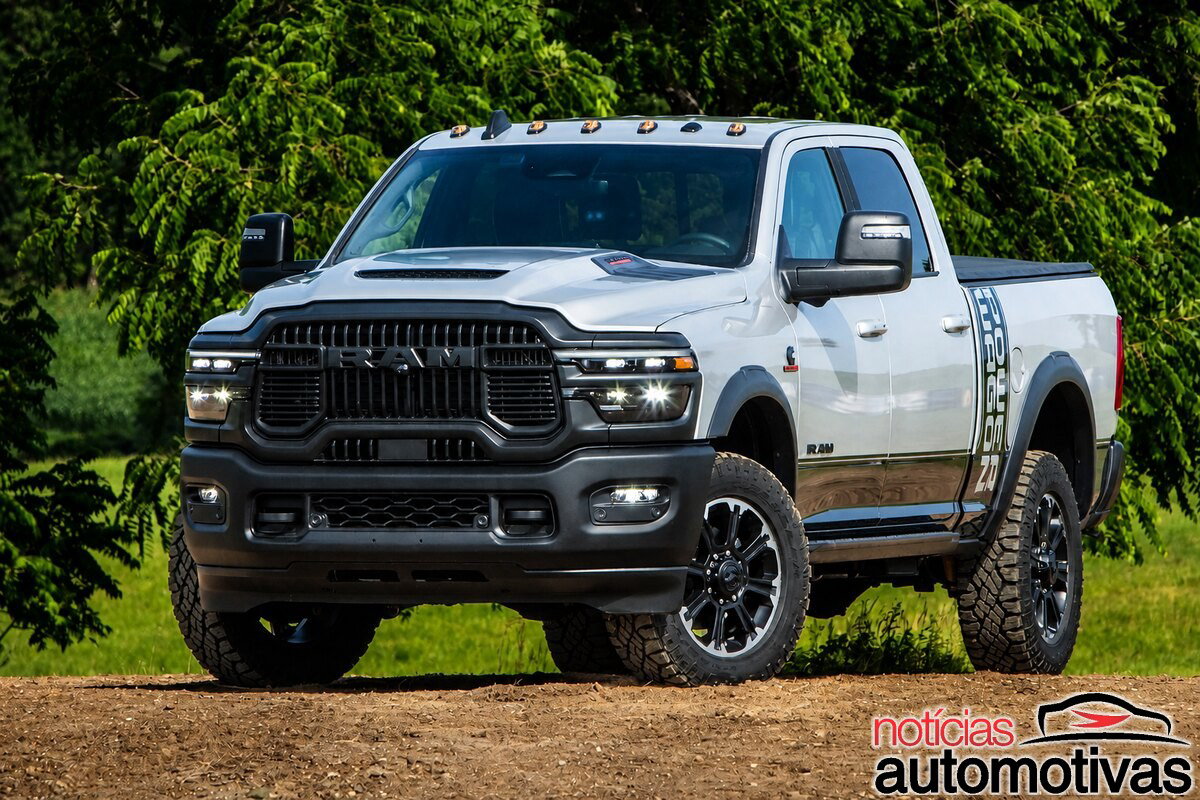 A Ram 2500 Power Wagon 2027 reforça o arsenal off-road com Cummins 6.7 e chegará aos EUA por nada menos que US$ 89.560