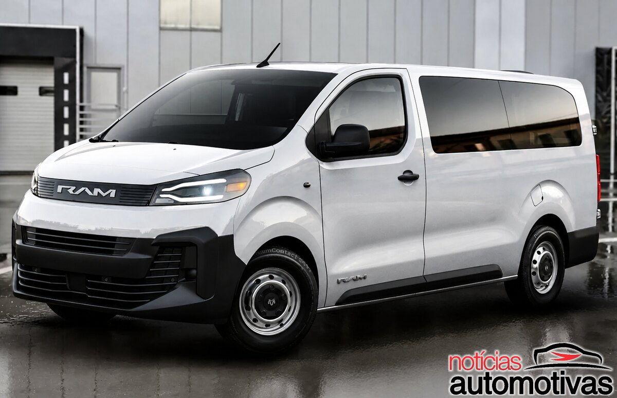 Nova van da Ram traz painel digital e central de 10 polegadas, leva mais de 900 kg e mira frotas com preço a partir de US$ 39.995