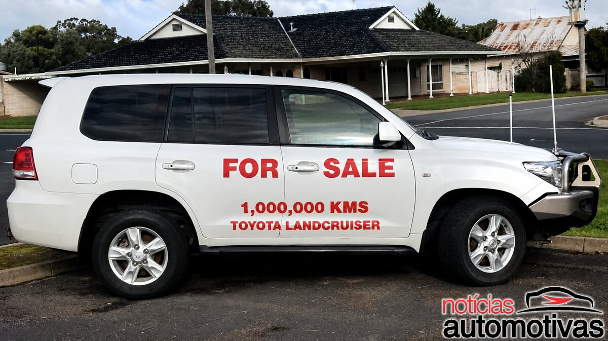 Mesmo perto de 1 milhão de km, Toyota Land Cruiser V8 conserva câmbio e motor de fábrica e busca novo dono por até R$ 107,8 mil