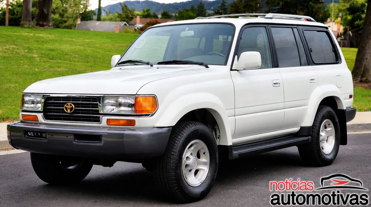 Toyota Land Cruiser 1997 chega à Monterey entre supercarros e pode superar os US$ 170 mil com apenas 7.600 km rodados