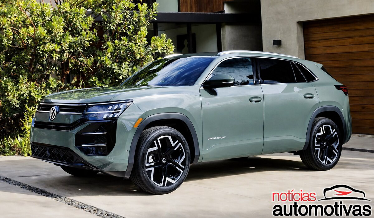 Segunda geração do Volkswagen Atlas Cross Sport estreia telas maiores, LEDs em cruz e motor 2.0 TSI de 282 cv, com híbrido a caminho