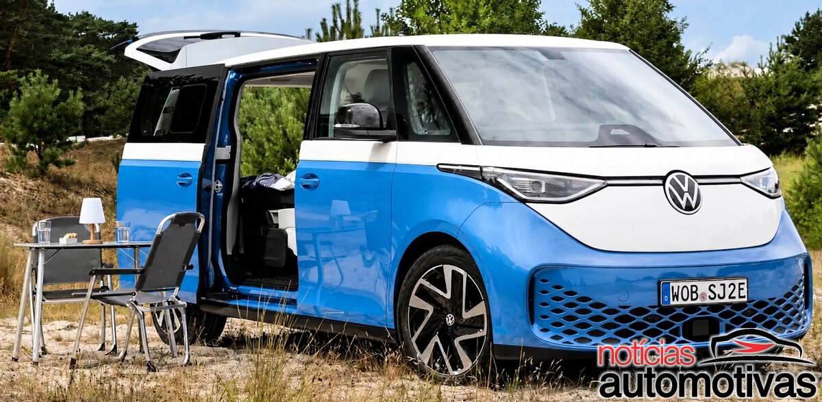 Nova Volkswagen ID. California Cruise confirma a vocação da Kombi elétrica para camping com autonomia de conforto por até 48 horas