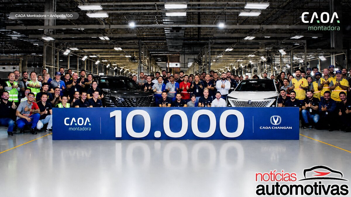 Em Anápolis, Caoa Changan acelera produção de SUVs com Uni-T e CS75 e alcança 10 mil veículos fabricados no Brasil em pouco tempo