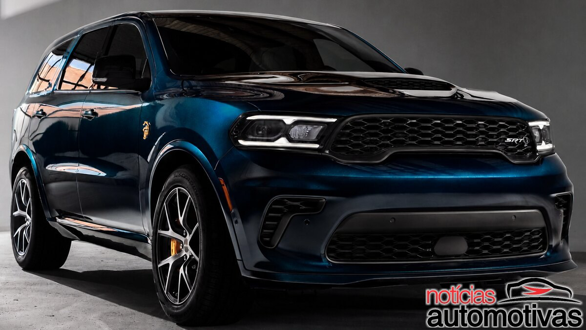 Dodge amplia a personalização do Durango 2027 com azul metálico que muda à luz e leva o SRT Hellcat a mais de 16 milhões de combinações