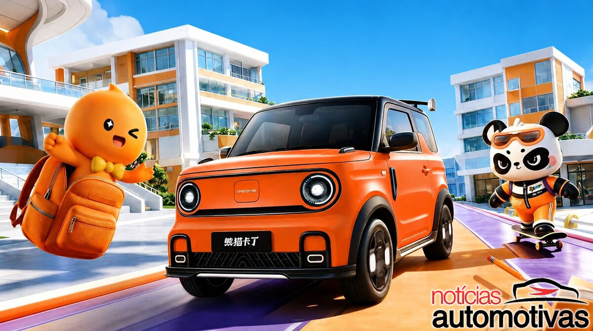 Geely Panda Mini chega com preço de R$ 33 mil, potência de 41 cv, recarga em apenas 30 minutos e até 210 km de autonomia na China