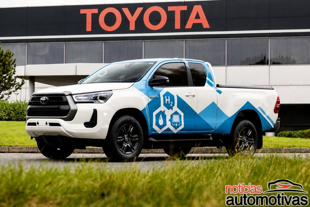 Toyota prepara Hilux a hidrogênio para 2028 e concentra tecnologia em veículos comerciais diante dos altos custos e pouca infraestrutura