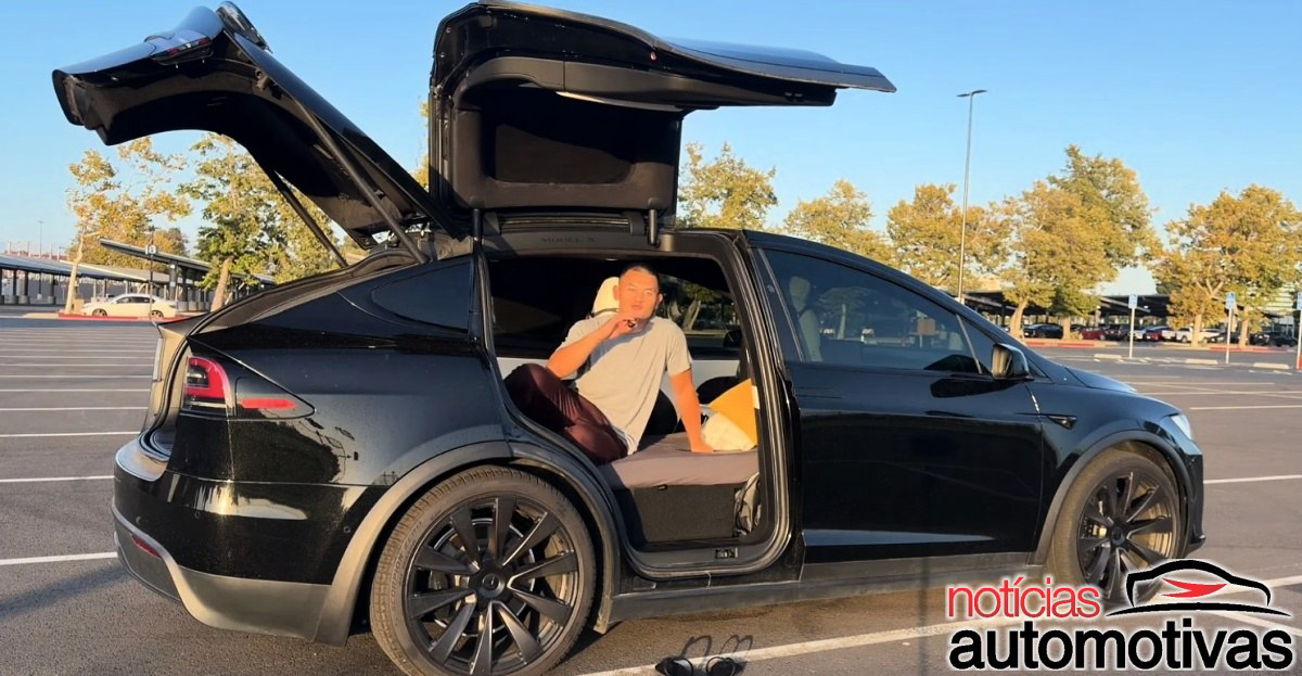 Homem Mora Em Um Tesla 3 Homem Mora Em Um Tesla 3