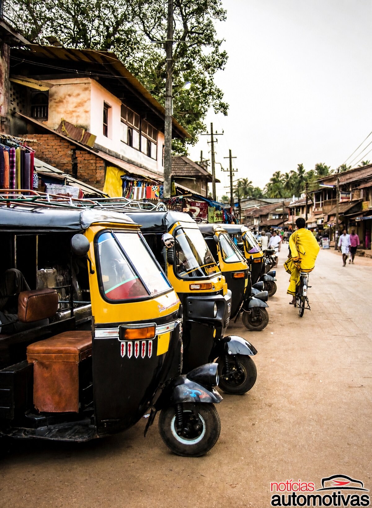 Na Índia, tuk-tuks elétricos substituem o pedal e chegam a 1,8 milhão, com oficinas de peças chinesas respondendo por 70% das vendas