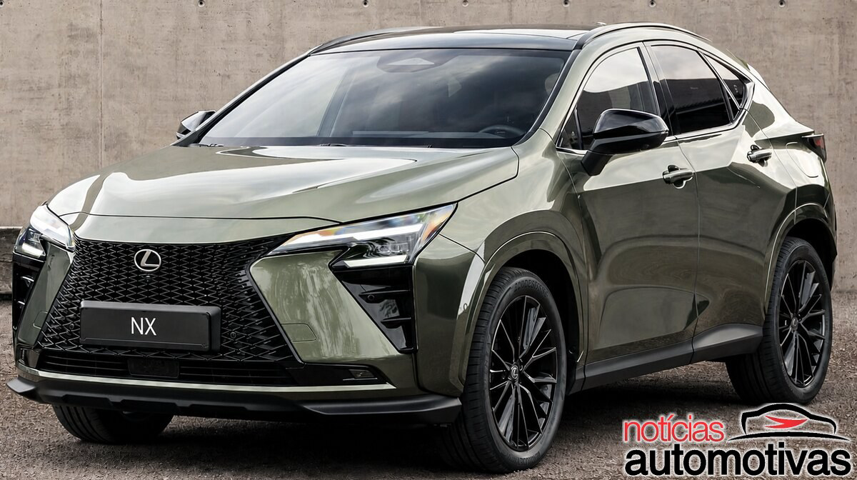 Novo Lexus NX estreia faróis redesenhados, logotipo traseiro iluminado e tela de 14 polegadas; híbrido plug-in passa dos 100 km extras de carga