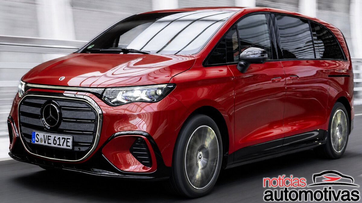 Nova minivan elétrica de luxo da Mercedes chega à Alemanha por € 70,7 mil; topo 4Matic reúne 421 cv, 654 km e tração integral