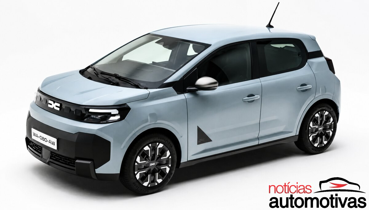 Novo Dacia Spring ganha painel de 10,1 polegadas, porta-malas de 337 litros e recarga rápida, sem perder o posto de elétrico mais barato da marca