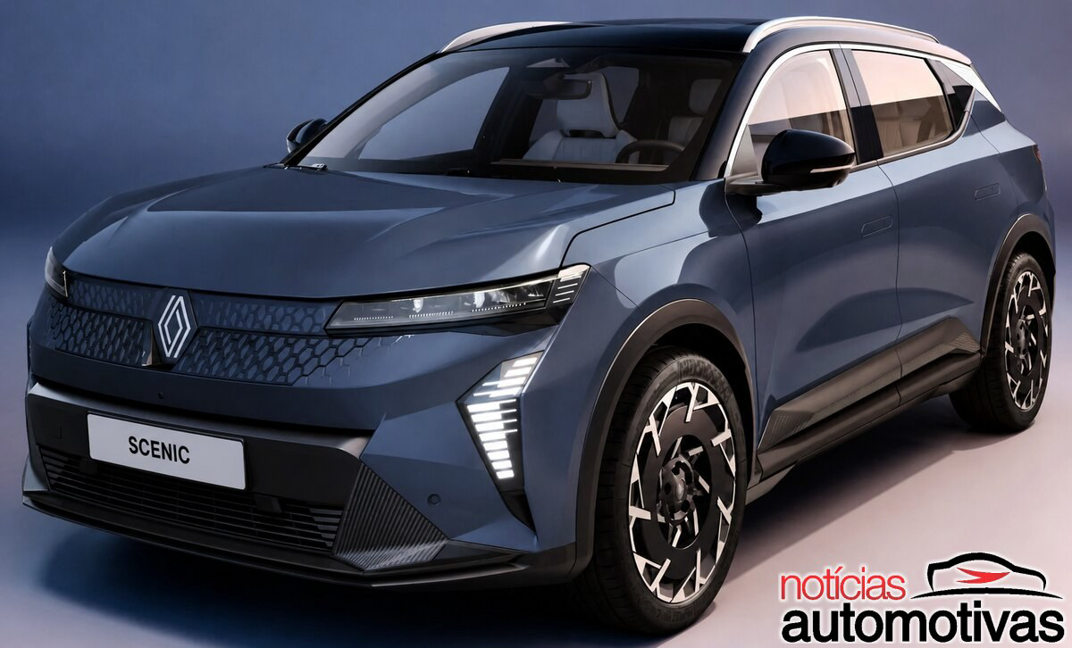 Renault atualiza o Scenic E-Tech Electric na Europa com bateria de 89 kWh, recarga em 28 minutos e autonomia de até 642 km