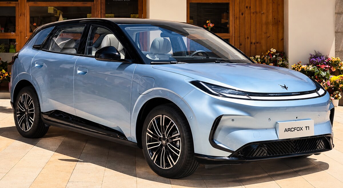 A BAIC chega ao Brasil com o elétrico Arcfox T1 e mira o BYD Dolphin GS no segmento de entrada com preços de R$ 129.990 a R$ 139.990