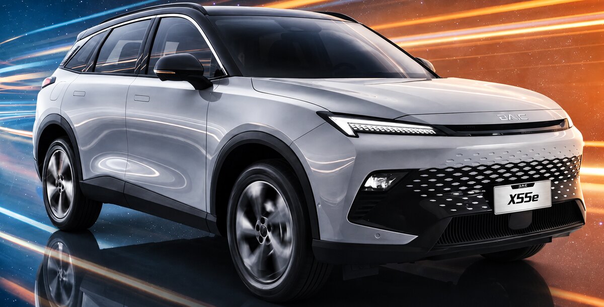 BAIC prepara o SUV X55 para o Brasil com tecnologia flex em testes e já definiu quando pretende lançar seu primeiro híbrido a etanol: 2028