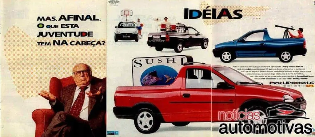 Pickup Corsa: a história da picape redondinha dos anos 90 