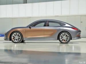 Chinesa Euler prepara um mini Panamera elétrico em Xangai 