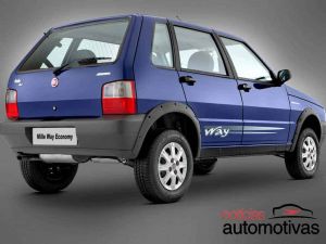 Fiat-Mille-Way-Economy-5-door-2008-300x225 Uno 2013: versões, motor, consumo, detalhes, preços e fotos