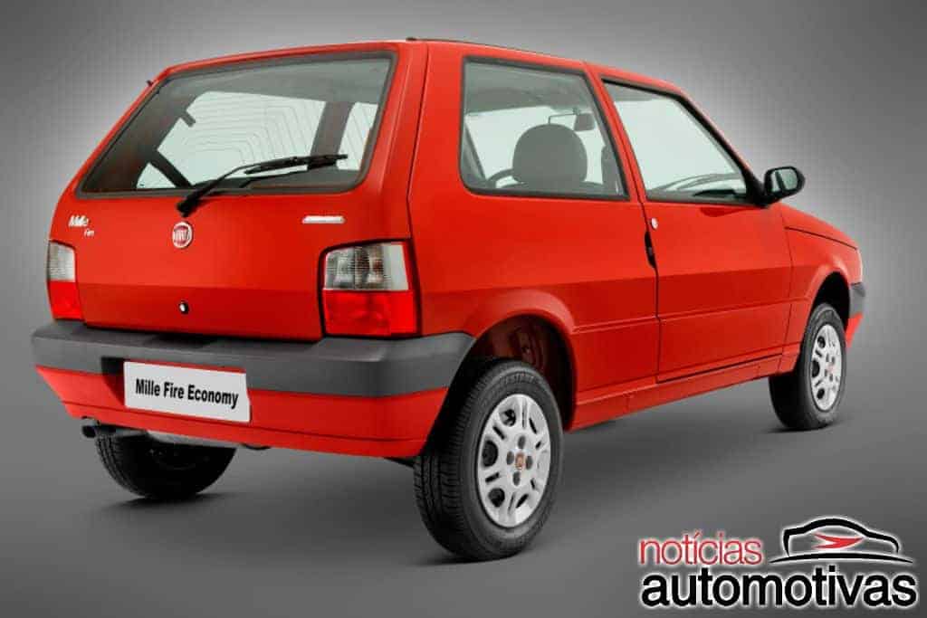 Fiat Uno Mille Fire Flex, cor prata (18248)