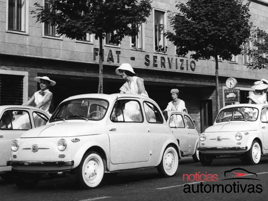 Fiat 500 white
