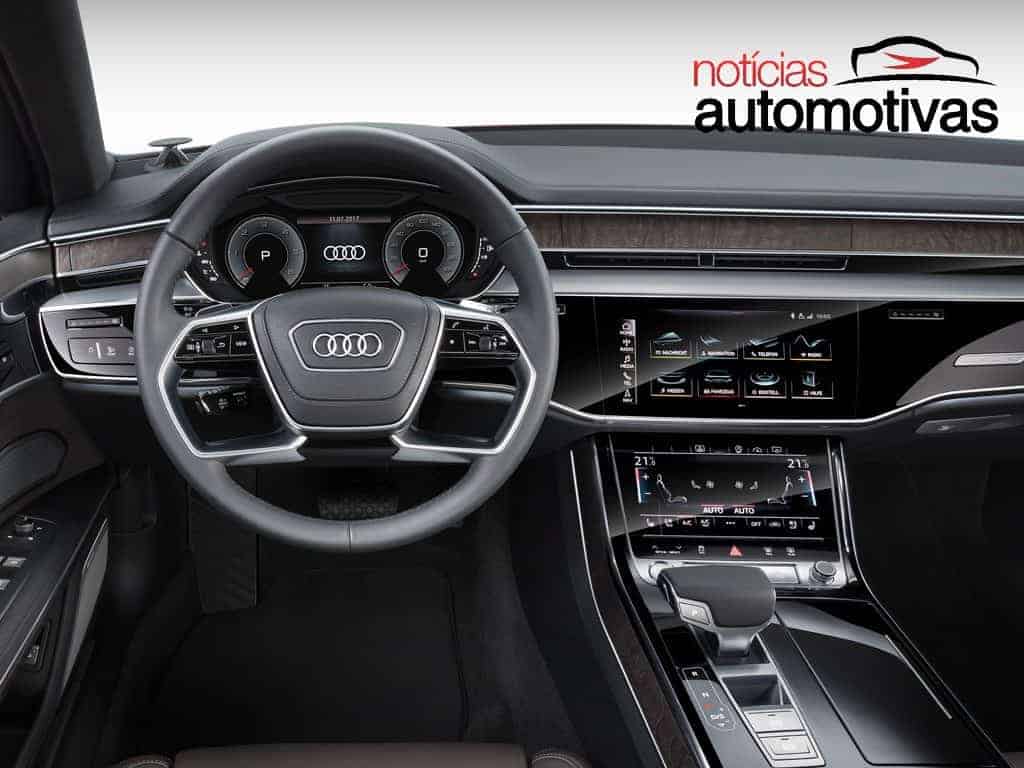Front panel Audi A8 50 TDI quattro Worldwide D5 2017–pr.