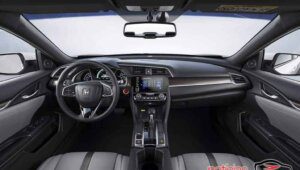 Honda Civic Touring 2021 Painel Central VRS Branco Couro Cinza F01